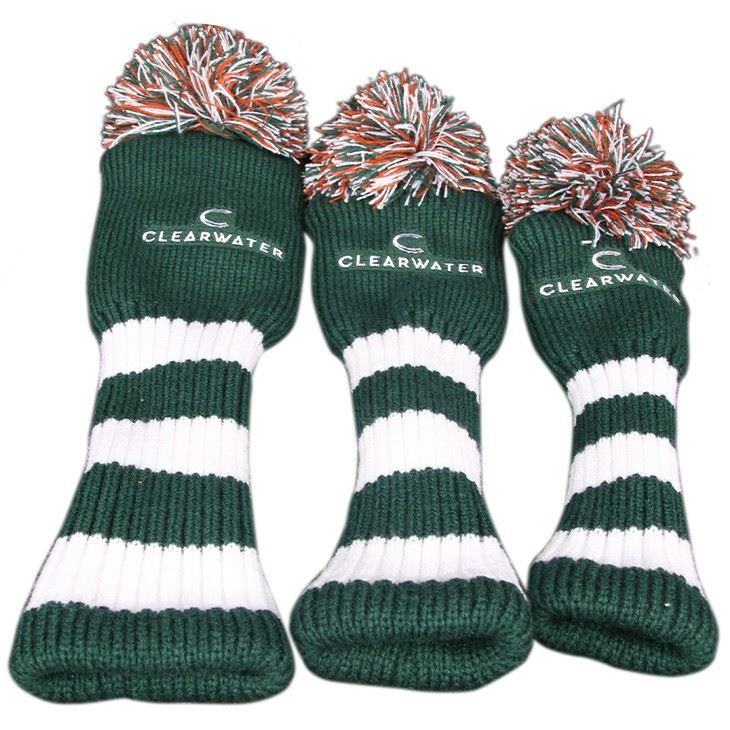Golf Wood Headcover Woolen Set